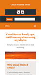Mobile Screenshot of cloudhostedemail.com