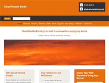Tablet Screenshot of cloudhostedemail.com